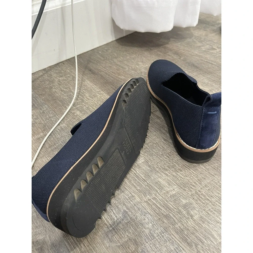 eileen fisher stretch‎ Slip On Shoes Size 5 Lindy. Lightweight minimalistic Navy